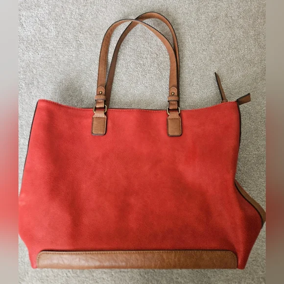 Market & Spruce Red Tote - Picture 1 of 8